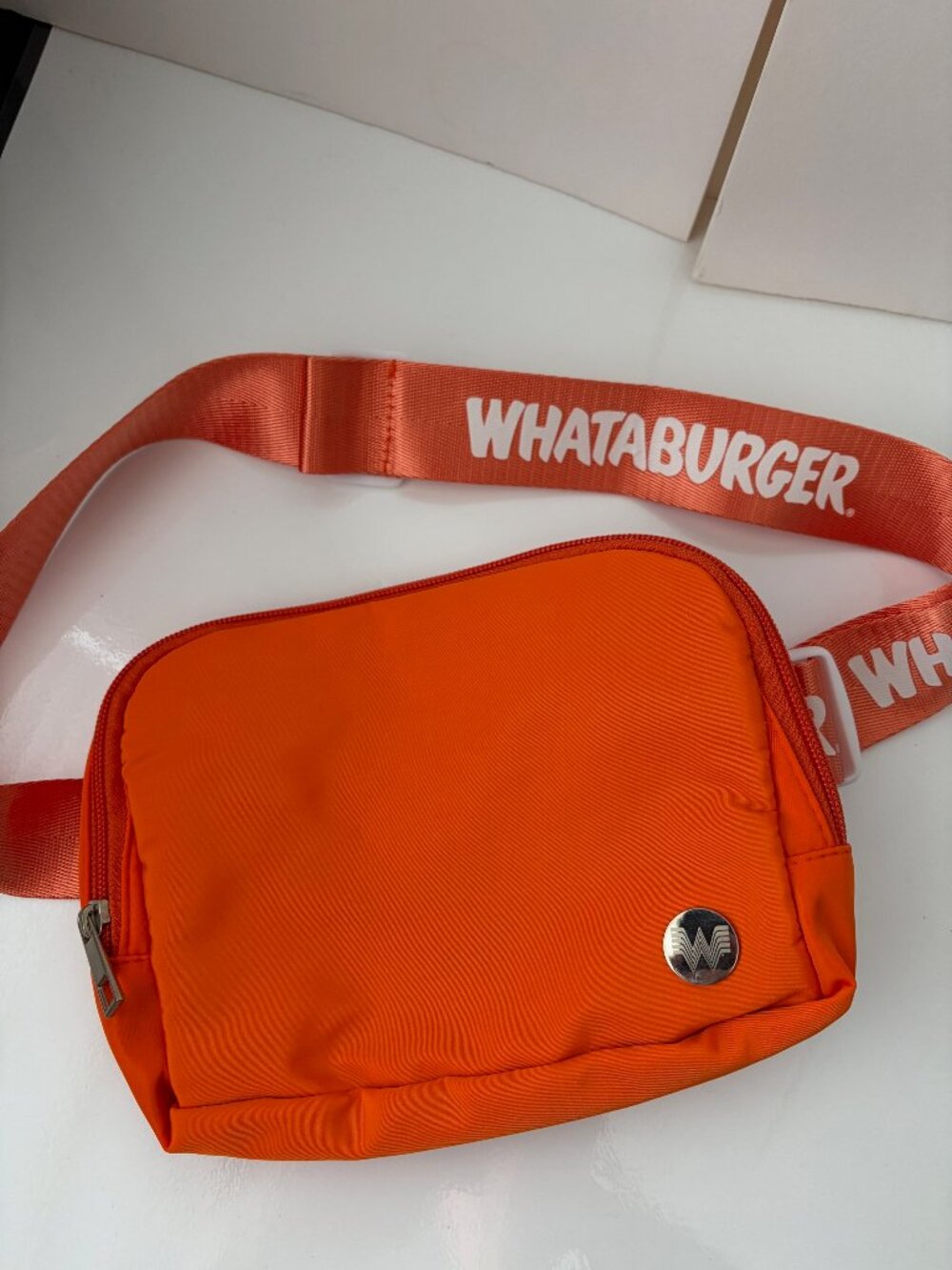 Whataburger Orange Fanny Pack Belt Bag Crossbody W Logo